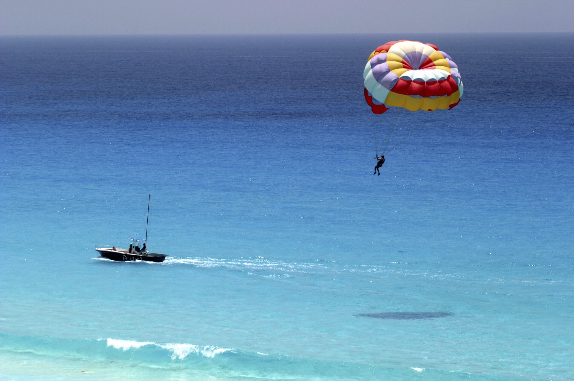 Parasailing experience in Kovalam